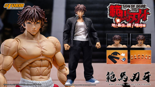 In Stock: BAKI HANMA 1/6th Scale Collectible Action Figure