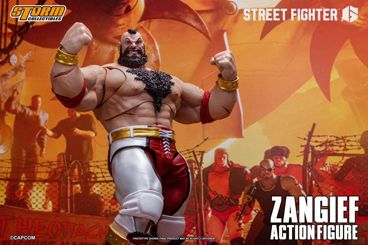 In Stock: ZANGIEF - STREET FIGHTER 6 Action Figure