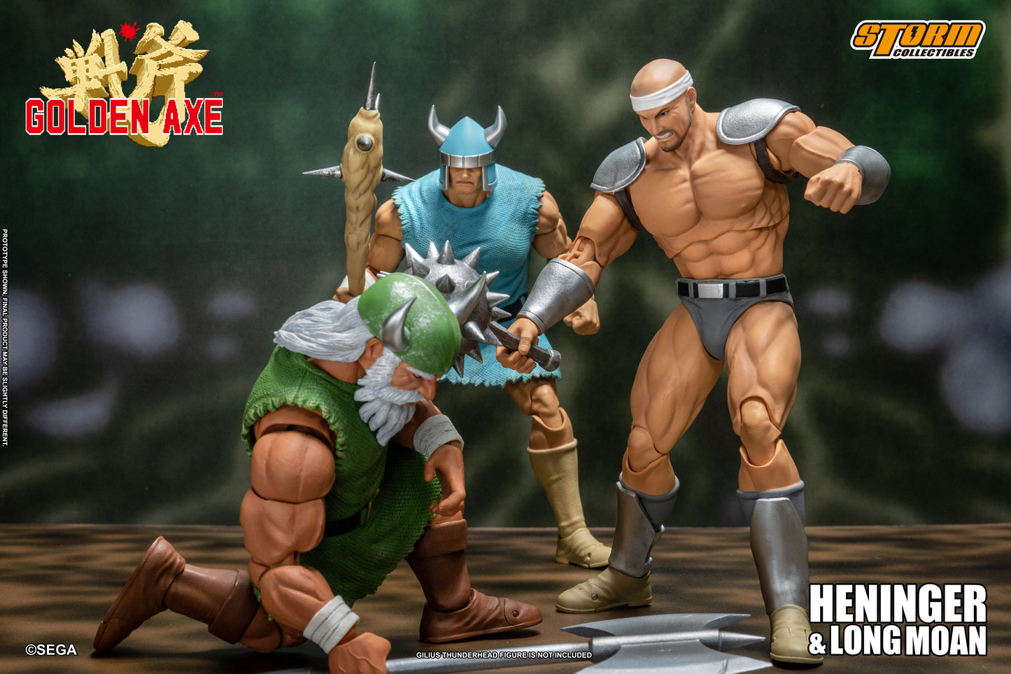 In Stock: HENINGER & LONG MOAN 2 PACK - GOLDEN AXE Action Figure (UK)
