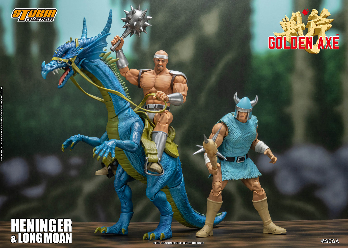 In Stock: HENINGER & LONG MOAN 2 PACK - GOLDEN AXE Action Figure (UK)