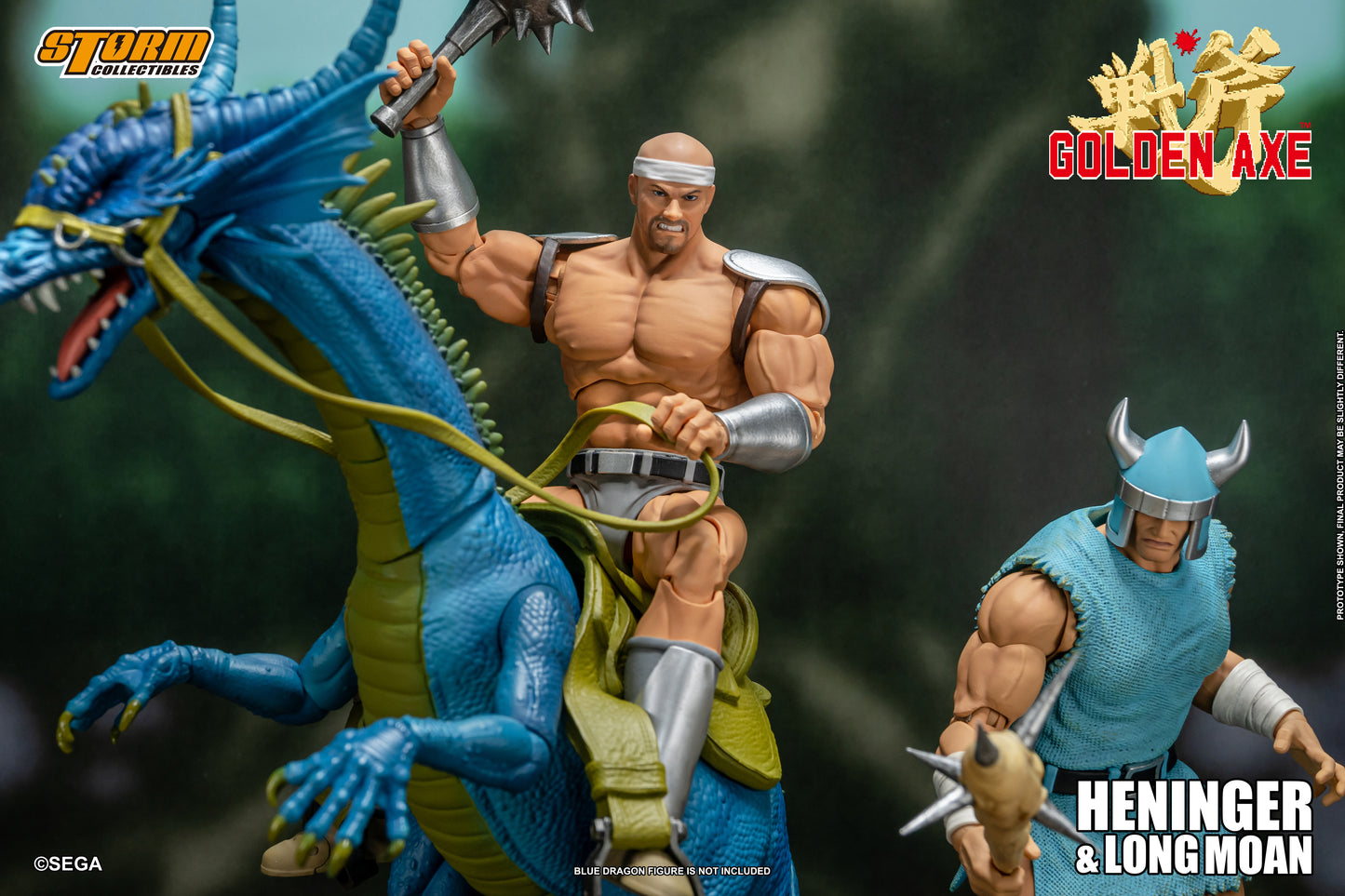 In Stock: HENINGER & LONG MOAN 2 PACK - GOLDEN AXE Action Figure (UK)