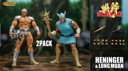 In Stock: HENINGER & LONG MOAN 2 PACK - GOLDEN AXE Action Figure (UK)