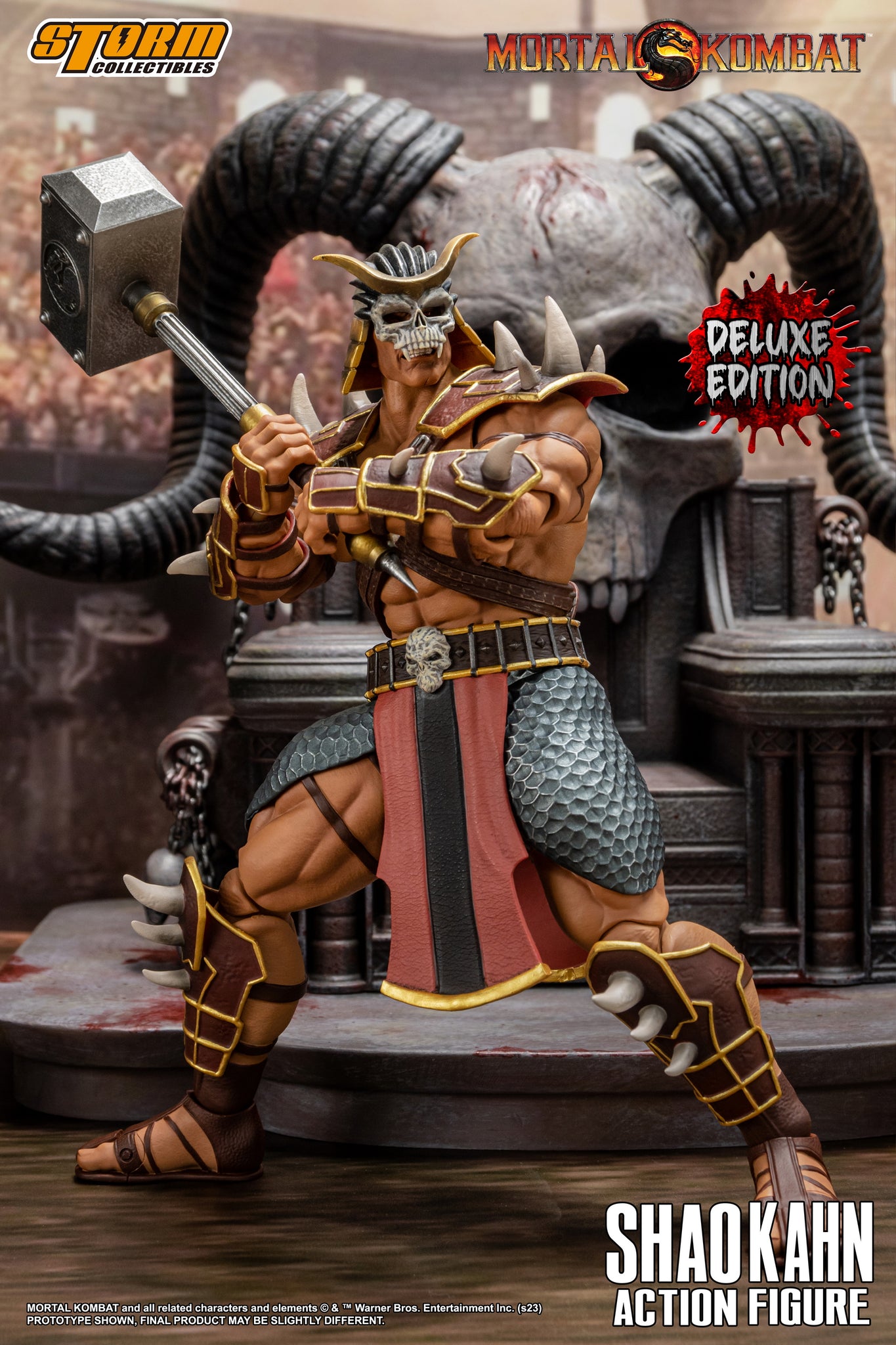 Shao Kahn Mortal Kombat Storm Collectibles Original - Prime Colecionismo -  Colecionando clientes, e acima de tudo bons amigos.