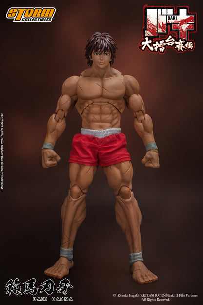 In Stock: BAKI HANMA - BAKI COLLECTIBLE ACTION FIGURE