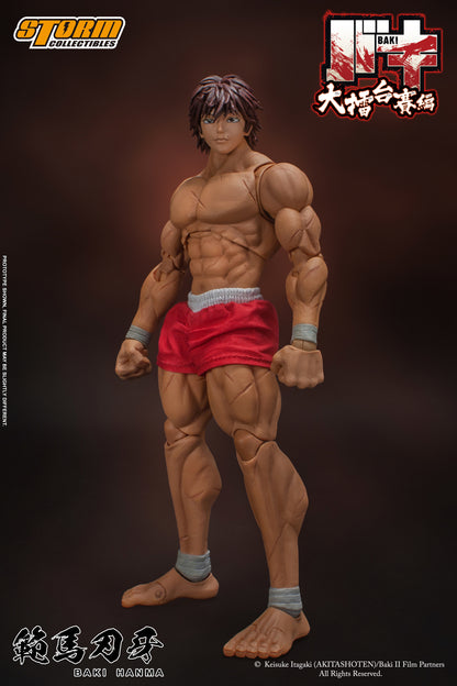 In Stock: BAKI HANMA - BAKI COLLECTIBLE ACTION FIGURE