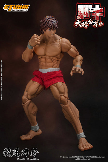 In Stock: BAKI HANMA - BAKI COLLECTIBLE ACTION FIGURE