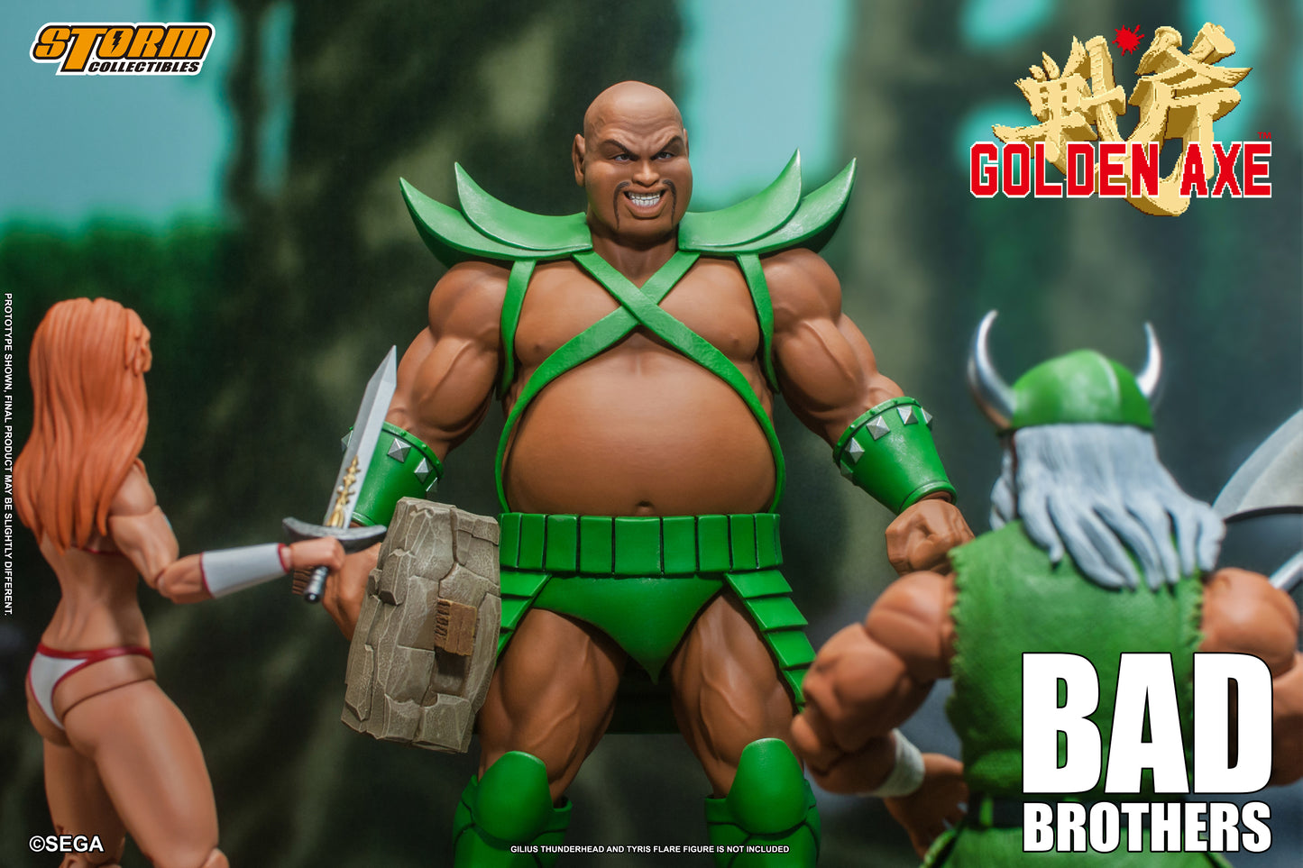 In Stock: BAD BROTHERS - GOLDEN AXE Action Figure (UK)