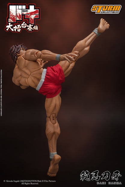 In Stock: BAKI HANMA - BAKI COLLECTIBLE ACTION FIGURE