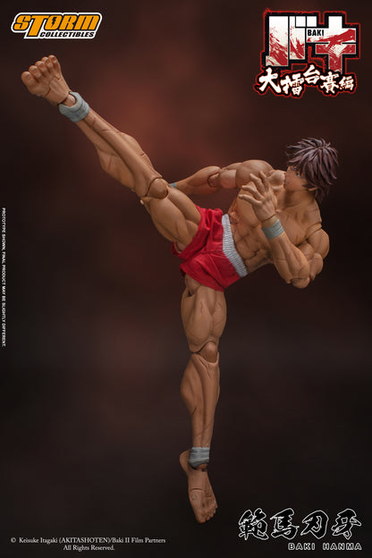 In Stock: BAKI HANMA - BAKI COLLECTIBLE ACTION FIGURE