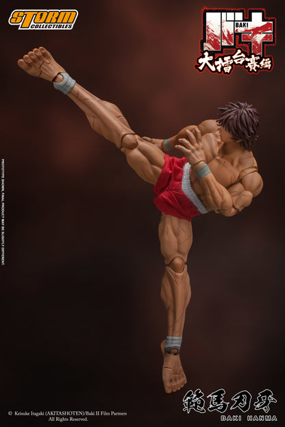 In Stock: BAKI HANMA - BAKI COLLECTIBLE ACTION FIGURE