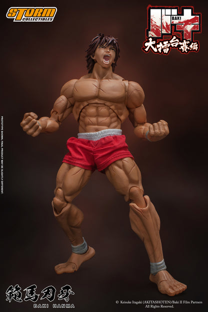 In Stock: BAKI HANMA - BAKI COLLECTIBLE ACTION FIGURE