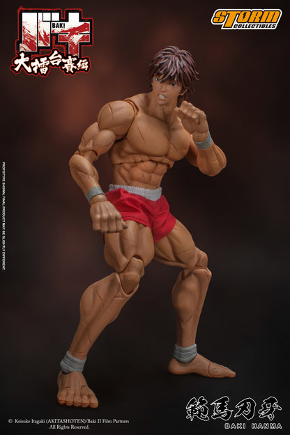 In Stock: BAKI HANMA - BAKI COLLECTIBLE ACTION FIGURE