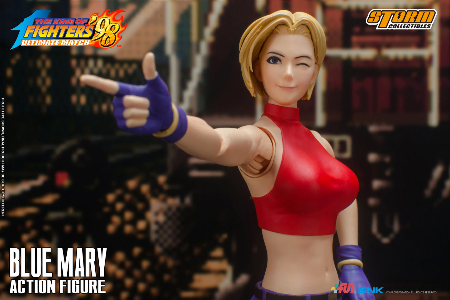 In Stock: BLUE MARY - THE KING OF FIGHTERS ’98 ULTIMATE MATCH (UK)