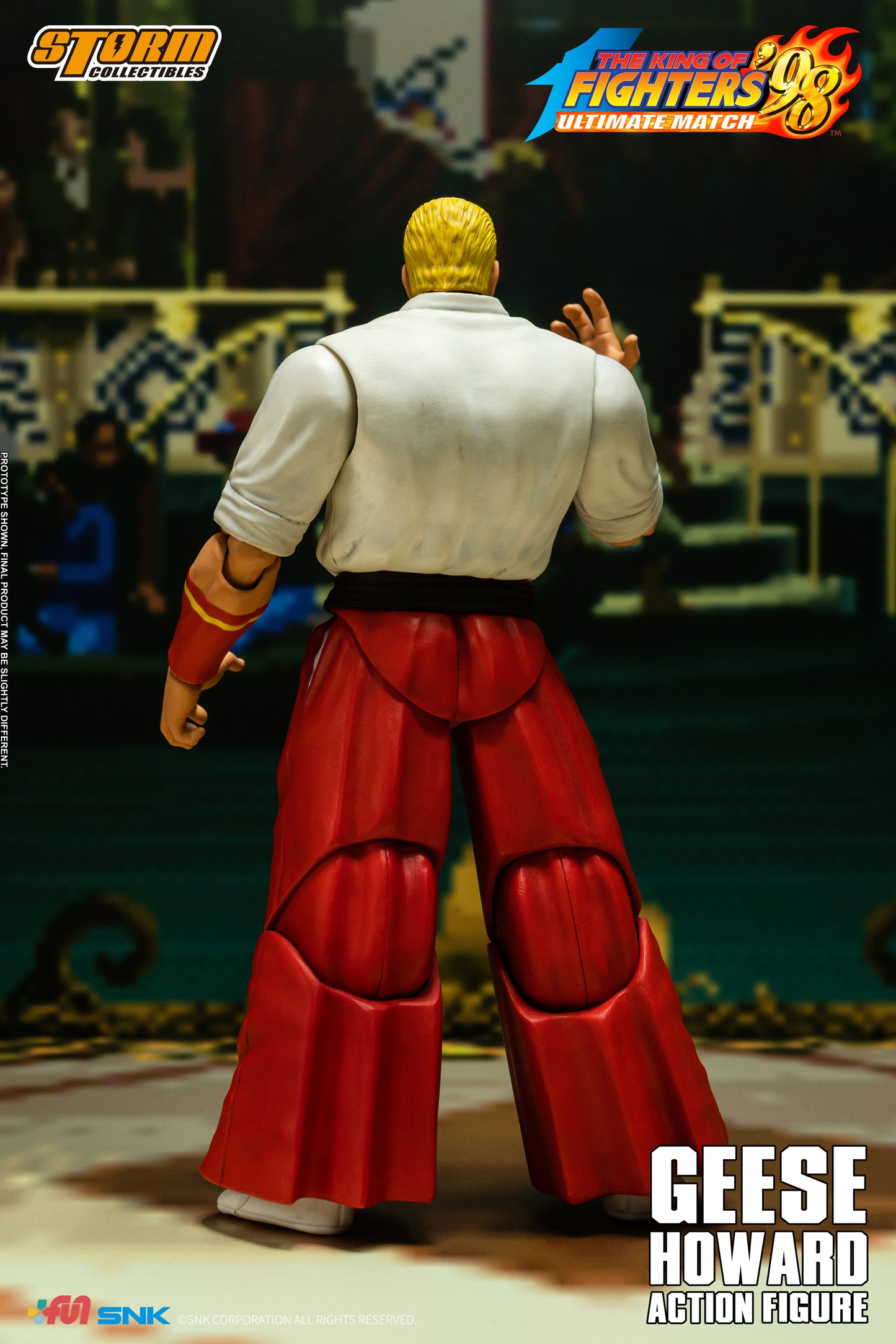 In Stock: GEESE HOWARD - THE KING OF FIGHTERS ’98 ULTIMATE MATCH Action Figure
