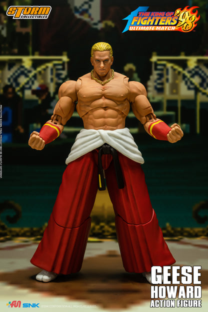 In Stock: GEESE HOWARD - THE KING OF FIGHTERS ’98 ULTIMATE MATCH Action Figure