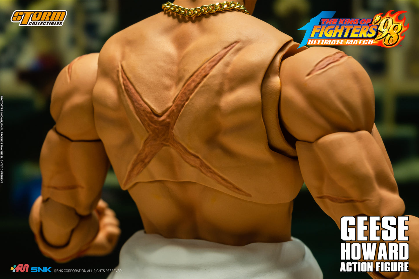 In Stock: GEESE HOWARD - THE KING OF FIGHTERS ’98 ULTIMATE MATCH Action Figure
